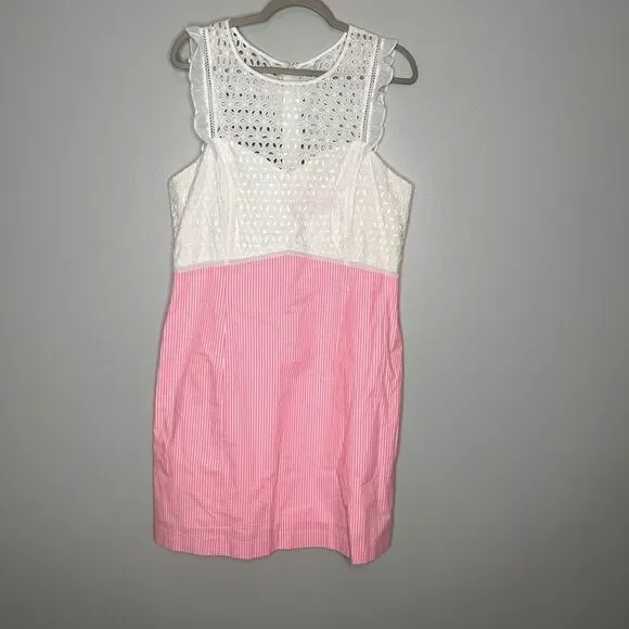 Lily Pulitzer Eyelet Pinstripe Dress - Picture 3 of 5